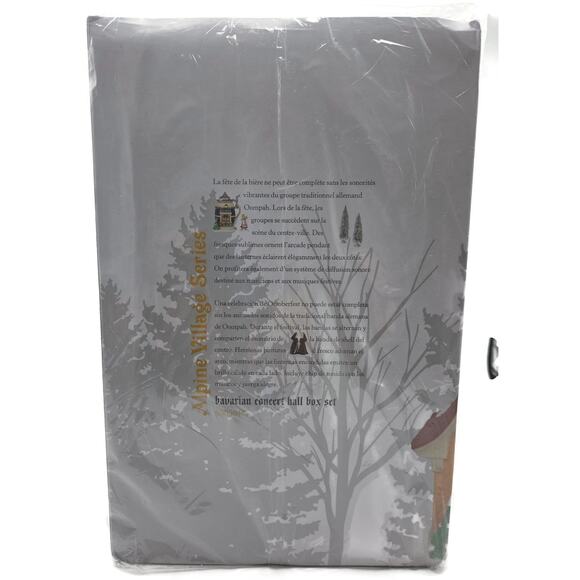 Dept 56 Alpine Village Bavarian Concert Hall Box Set 6003047 Oktoberfest Limited - Picture 8 of 10